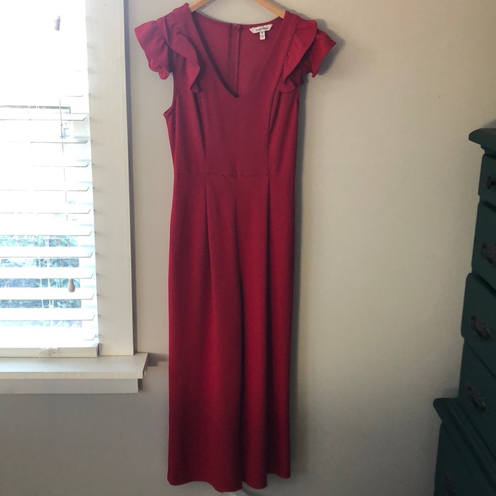 Red jumpsuit size 3